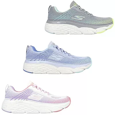 Womens Skechers Workout Trainers Max Cushioning Elite Memory Foam Sneakers Shoes • £79.95