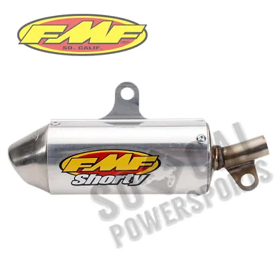 02-13 SUZUKI RM85: FMF Powercore 2 Shorty Silencer - 2-Stroke (SILVER) 023011 • $195.22