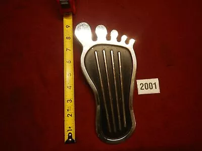 Vintage 9” Cal Custom Bare Foot Chrome Throttle Gas Pedal 30-3008-1 HOT RAT ROD • $29.99