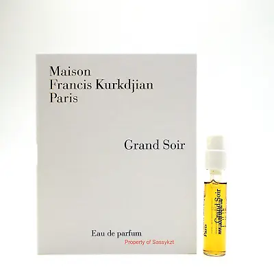 MFK Grand Soir Maison Francis Kurkdjian Sample Vial Spray  2 Ml Eau De Parfum • $14.99