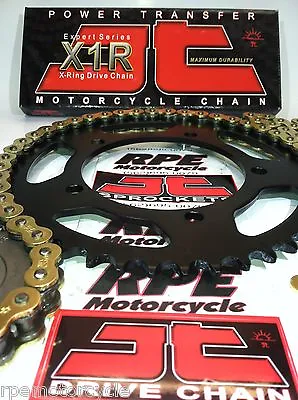 2006-2020 YAMAHA YZF-R6 JT GOLD Xring QUICK ACCELERATION CHAIN AND SPROCKETS KIT • $139.95