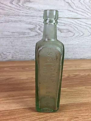 £12.59 • Buy Green Glass Camp Coffe & Chicory Bottle Glasgow 8.5  Tall 