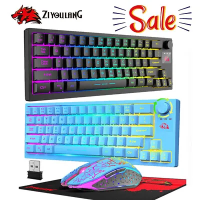 Wireless Gaming Keyboard Mouse Combo Set 4000mAh Rechargeable 2.4G RGB Backlit • $49.99