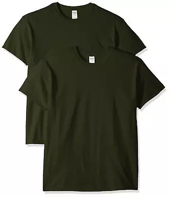Mens Heavy Cotton T-shirt Style G5000 Multipack Shirt Forest Green (2-pack... • $18.16