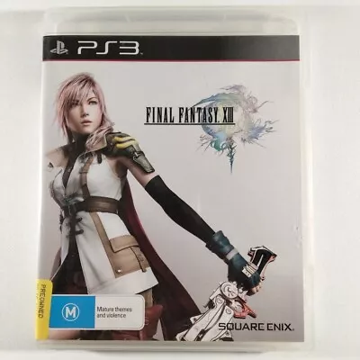 Final Fantasy XIII PlayStation 3 PS3 Video Game No Manual Fantasy Action • $10