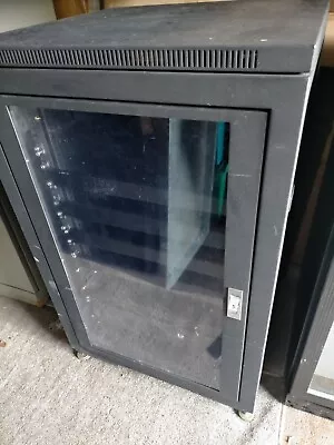 £175 • Buy Professional Equipment Rack 19'' Black Organic Glass Door (unit Only)