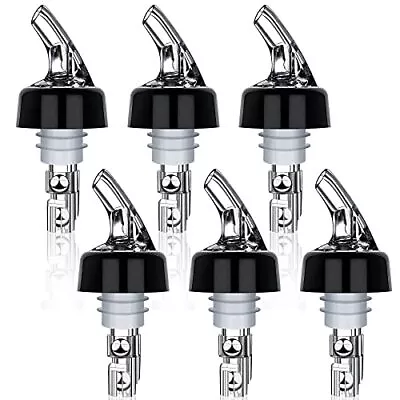 6 Pack Automatic Measured Bottle Pourer 1oz Quick Shot Spirit Measure Pourer • $19.50