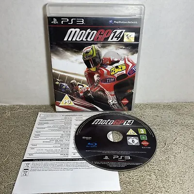 Moro GP MotoGP 2014 14 PS3 Complete Tested PAL Import Works In US • $27.99