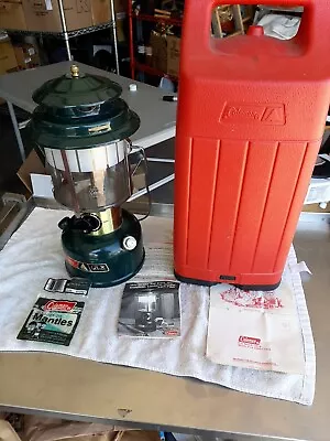 Coleman 290 Clx Adjustable Lantern/3-84/carry Case Mantels Papers Exc/see... • $25