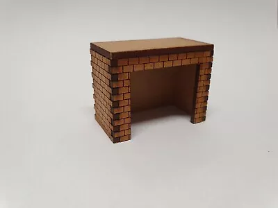 £3 • Buy OO Gauge Model Railway MDF Laser Cut Brick Bus Stop Platform Shelter