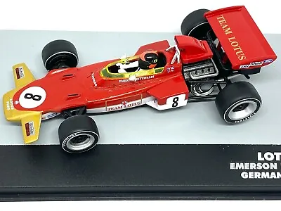 1:43 Scale Lotus 72D F1 Diecast Model - Emerson Fittipaldi 1971 Grand Prix Car • £13.49