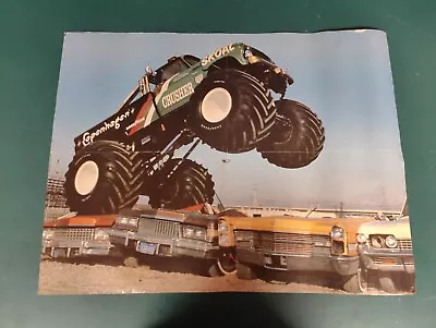 2 Sided  Vintage Monster Truck Poster  • $0.99