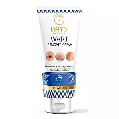 1X 7 Days Wart Remover Cream For Men & Women For Face Neck Cheeks Forehead  50gm • £20