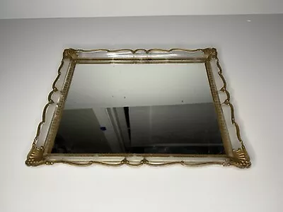 Vintage Mirrored Tray / Vanity Tray / Art Deco Style  • $16