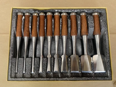 £518.20 • Buy Sukemaru HSS Orie Nomi Japanese Chisels Set Of 10