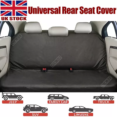 Car Van Back Seat Cover Universal Auto Rear Bench Protector Pet Dog Seat Cover • £10.99