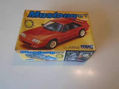 Vintage MPC ERTL1987 Ford Mustang GT 1:25 Model Kit Blue May Not Bee Complete • $38