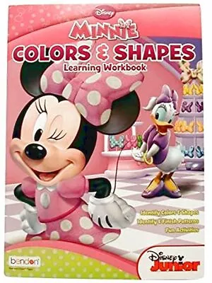 Minnie Mouse Colors & Shapes Learning Workbook By Disney • $6.99