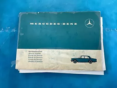 Rare Vintage 1971 Mercedes Benz 280 Sl Owners Manual Service Booklet  - READ • $19.99