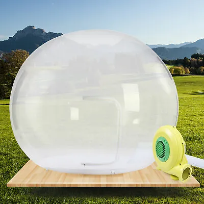 Inflatable Eco Tent Outdoor Bubble Tent 360° Transparent Dome Air Blower Tent • $587.10