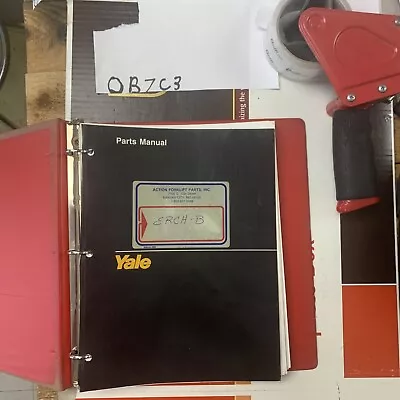 Yale Forklift Service Parts Manual ERCH-B (1403) 1988 OEM • $34.89