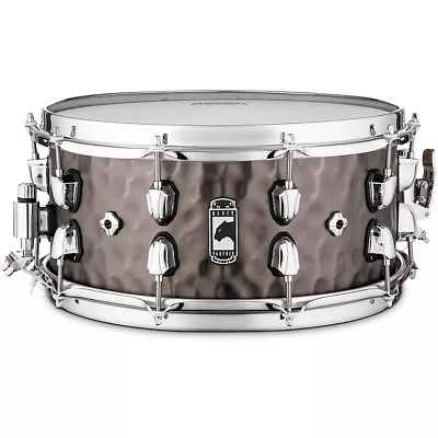 Mapex Black Panther Persuader Snare Drum 14x6.5  Hammered Brass Antique Nckl Plt • $499