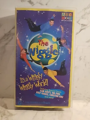 The Wiggles - It's A Wiggly Wiggly World VHS Movie Video Cassette Tape • $19.90