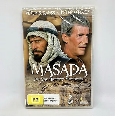 Masada DVD Region 4 NEW SEALED 1981 Miniseries Drama Historical Peter O'Toole • $22.76