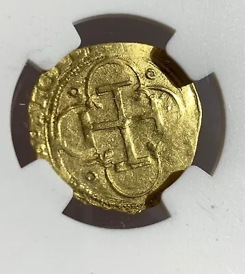 1516-56 Gold 1 Escudo Cob Ngc Ms61 Charles & Johanna Seville • $3200