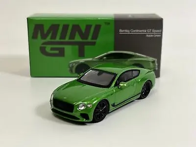 Bentley Continental GT Speed Apple Green LHD 1:64 Mini GT MGT00473L • $61.68