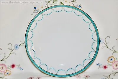 Antique 1890s Minton Tea Set Fine China Jewelled Turquoise Gold Dish Bowl Plate • £30