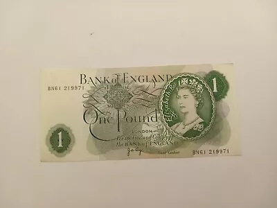 Bank Of England £1 Pound Note BN61 Uncirculated • £5.99