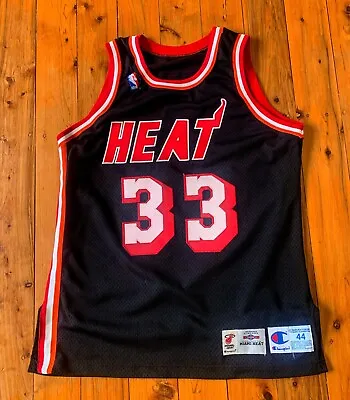 Champion Alonzo Mourning Miami Heat Jersey 44 NBA Authentic • $768.12