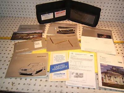 Mercedes W210 E300D 1996 US Owner's Manuals Genuine 1 Set Of 11 & Leather 1 Case • $325