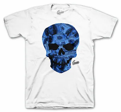 Shirt Match Jordan 5 Stealth 2.0 Shoes - Money Skull Tee • $23.99