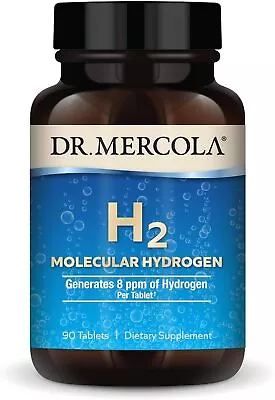 Dr. Mercola H2 Molecular Hydrogen 90 Servings (90 Tablets) Dietary Supplement • $68.87