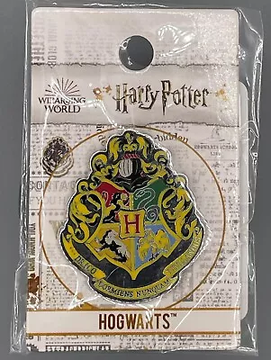 Harry Potter Pin - Hogwarts Crest - Pewter - New • $2.99