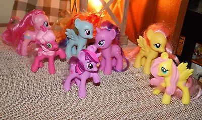 My Little Pony 3  Toy  Figures Or Cake Toppers - Mixed Lot • $6.99