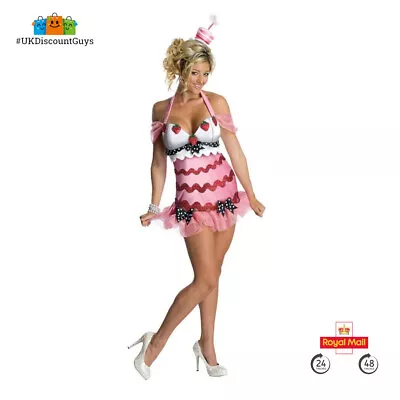 BIRTHDAY CAKE COSTUME - Fancy Dress - Cheeky & Sexy - Valentine - Genuine Rubies • £12.99