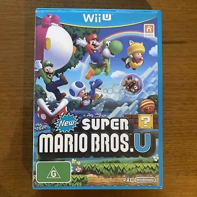 NEW SUPER MARIO BROS.U (G) NINTENDO Wii U PAL OZ SELLER • $29.95