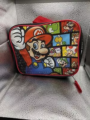 Nintendo Super Mario Bros Bioworld Soft Insulated Lunch Case Fast Shipping 💥💥 • $11.40