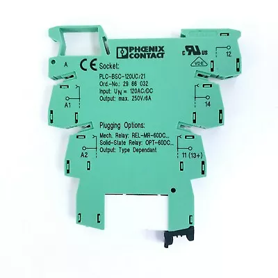 Phoenix Contact PLC-BSC-120-UC/21 2966032 With 2961134 Relay 60 VDC • $9.87