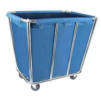 Commercial Laundry Cart With 4 In Wheels Heavy Duty Large Laundry Basket  • $137.81