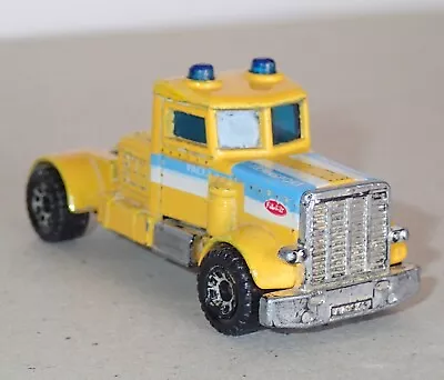 Die Cast Matchbox PETERBILT Hauler Pace 1984 1:80 Scale GC No Trailer • $16.20