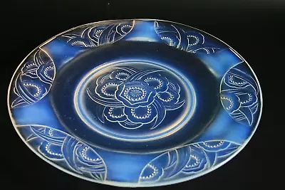 Art Deco Sabino Opalescent Glass Plate - Circa 1930 • $287.10