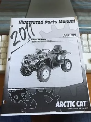 2011 Arctic Cat Atv 4 Wheeler 400 Trv  Parts Manual P/n 2258-967   • $12.99