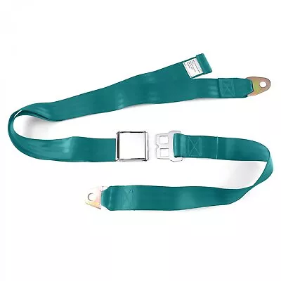 Latest Universal Car Truck Travel 2 Point Adjustable Seat Belt Lap Belt AQUA V8 • $38.50