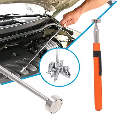 Auto Car Parts Magnetic 8 Pound Portable Long Retractable Extractor Pick Up Tool • $4.25