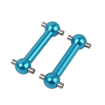 2PCS Aluminum Alloy Dog Bone Joint Axle Drive Shaft For Tamiya TT01 TT01E TT02 • $14.93