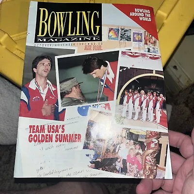 Bowling Magazine October/November 1991 Bowling Around The World Team USA Summer • $10
